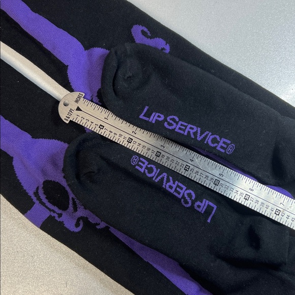 Lip Service Dagger Over-Knee Socks. O/S NWOT - Picture 9 of 10